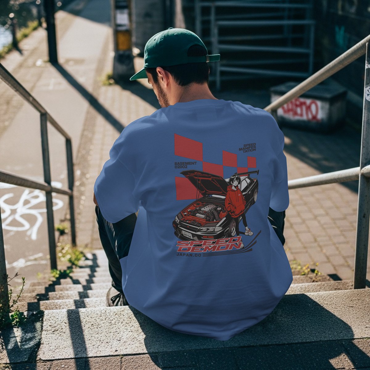 XABARWAN SPEED BACK Oversized T-Shirt