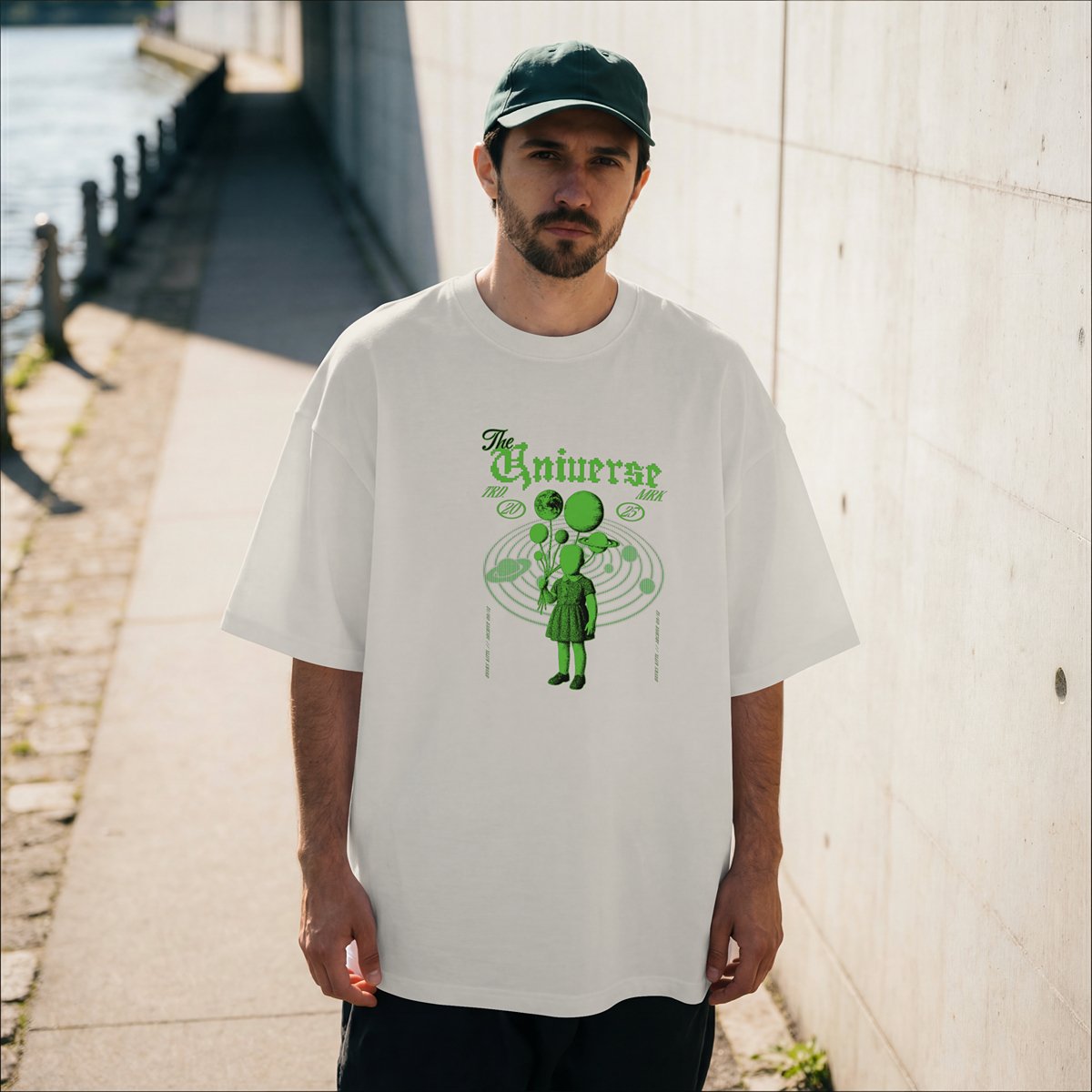 XABARWAN THE UNIVERSE Oversized T-Shirt