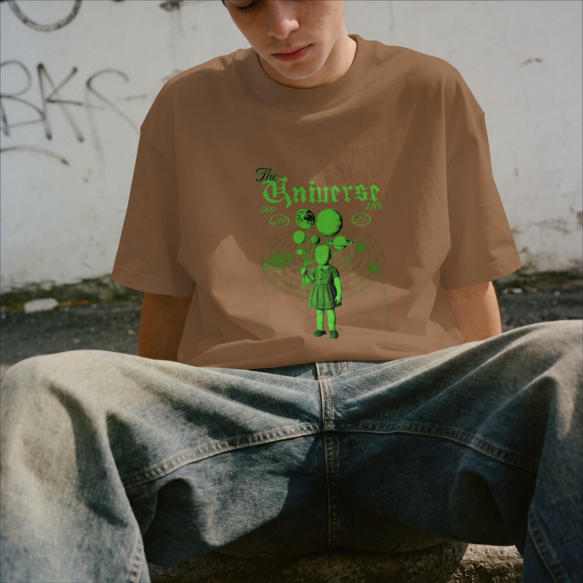XABARWAN THE UNIVERSE Oversized T-Shirt